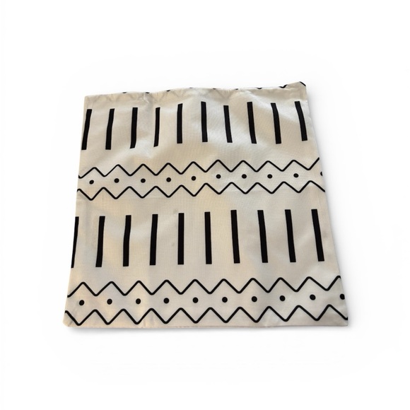 Black and White Geometric Throw Pillows - Picture 3 of 6